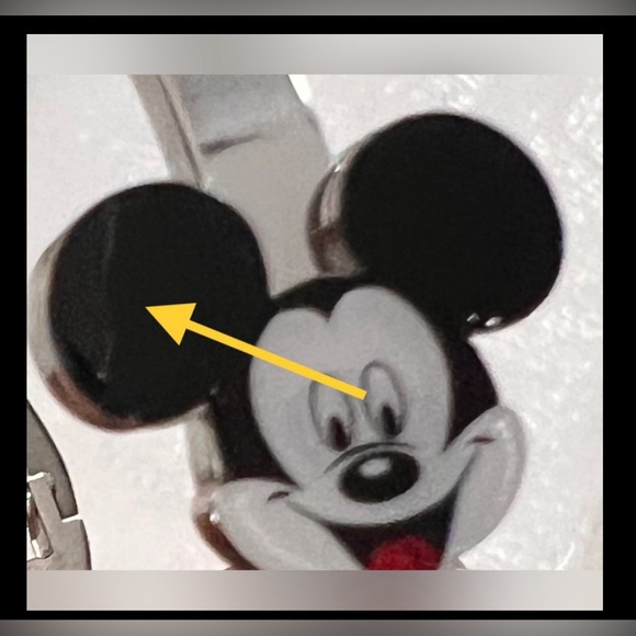 Disney Mickey Mouse Gold Silver Charm Bracelet Disney Cuff Bangle womens gifts - Picture 10 of 10